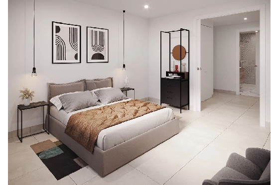 Etagen Apartment in Santa Pola zu verkaufen, Wohnfläche 87 m², Zustand Erstbezug, 3 Schlafzimmer, 2 Badezimmer, Pool, ref.: HA-SPN-703-A02-5