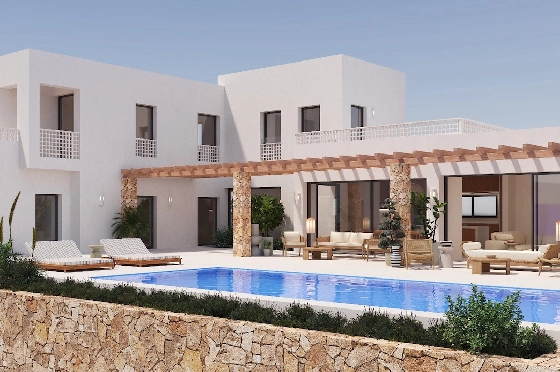 Villa in Moraira(El Tesoro) zu verkaufen, Wohnfläche 365 m², Klimaanlage, Grundstück 811 m², 4 Schlafzimmer, 4 Badezimmer, Pool, ref.: CA-H-1960-AMB-1