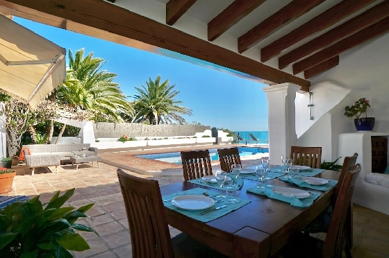 Villa in Moraira(El Andrago) zu verkaufen, Wohnfläche 307 m², Klimaanlage, Grundstück 804 m², 4 Schlafzimmer, 3 Badezimmer, Pool, ref.: CA-H-1963-AMBE-17