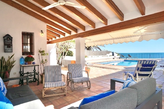 Villa in Moraira(El Andrago) zu verkaufen, Wohnfläche 307 m², Klimaanlage, Grundstück 804 m², 4 Schlafzimmer, 3 Badezimmer, Pool, ref.: CA-H-1963-AMBE-18
