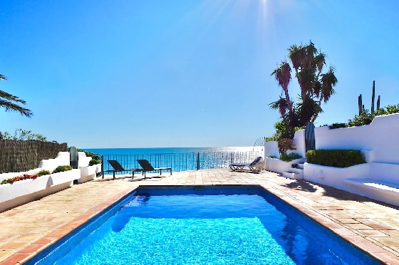 Villa in Moraira(El Andrago) zu verkaufen, Wohnfläche 307 m², Klimaanlage, Grundstück 804 m², 4 Schlafzimmer, 3 Badezimmer, Pool, ref.: CA-H-1963-AMBE-2