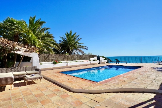 Villa in Moraira(El Andrago) zu verkaufen, Wohnfläche 307 m², Klimaanlage, Grundstück 804 m², 4 Schlafzimmer, 3 Badezimmer, Pool, ref.: CA-H-1963-AMBE-3
