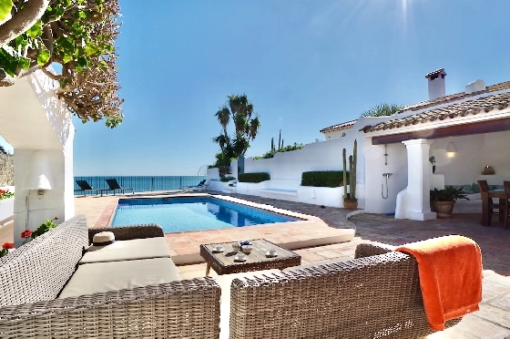 Villa in Moraira(El Andrago) zu verkaufen, Wohnfläche 307 m², Klimaanlage, Grundstück 804 m², 4 Schlafzimmer, 3 Badezimmer, Pool, ref.: CA-H-1963-AMBE-7