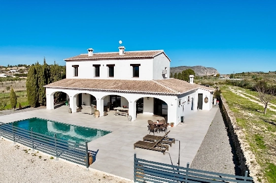 Finca in Benissa(Partida Paratella) zu verkaufen, Wohnfläche 341 m², Klimaanlage, Grundstück 13627 m², 3 Schlafzimmer, 3 Badezimmer, Pool, ref.: CA-F-1956-AMBE-23