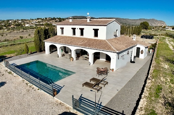 Finca in Benissa(Partida Paratella) zu verkaufen, Wohnfläche 341 m², Klimaanlage, Grundstück 13627 m², 3 Schlafzimmer, 3 Badezimmer, Pool, ref.: CA-F-1956-AMBE-4
