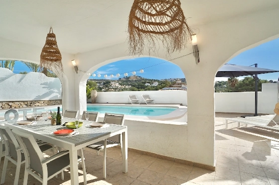 Villa in Moraira(Solpark) zu verkaufen, Wohnfläche 259 m², Klimaanlage, Grundstück 621 m², 6 Schlafzimmer, 4 Badezimmer, Pool, ref.: CA-H-1958-AMBE-17