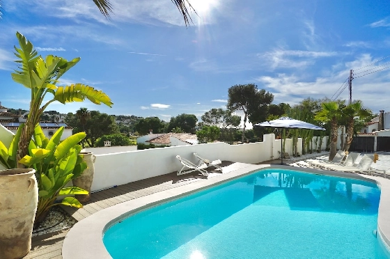 Villa in Moraira(Solpark) zu verkaufen, Wohnfläche 259 m², Klimaanlage, Grundstück 621 m², 6 Schlafzimmer, 4 Badezimmer, Pool, ref.: CA-H-1958-AMBE-3