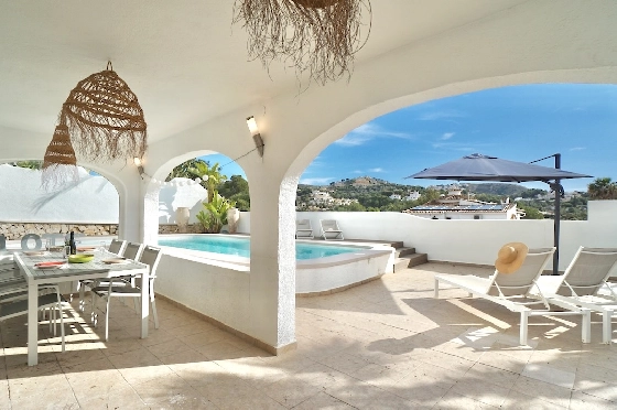 Villa in Moraira(Solpark) zu verkaufen, Wohnfläche 259 m², Klimaanlage, Grundstück 621 m², 6 Schlafzimmer, 4 Badezimmer, Pool, ref.: CA-H-1958-AMBE-49