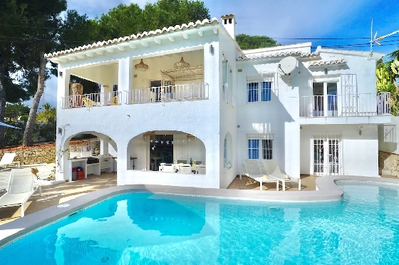 Villa in Moraira(Solpark) zu verkaufen, Wohnfläche 259 m², Klimaanlage, Grundstück 621 m², 6 Schlafzimmer, 4 Badezimmer, Pool, ref.: CA-H-1958-AMBE-9