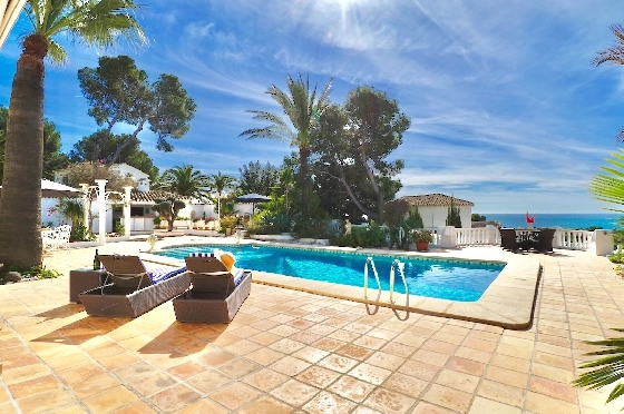 Villa in Moraira(Costera del Mar) zu verkaufen, Wohnfläche 893 m², Klimaanlage, Grundstück 1533 m², 7 Schlafzimmer, 7 Badezimmer, Pool, ref.: CA-H-1964-AMBE-3
