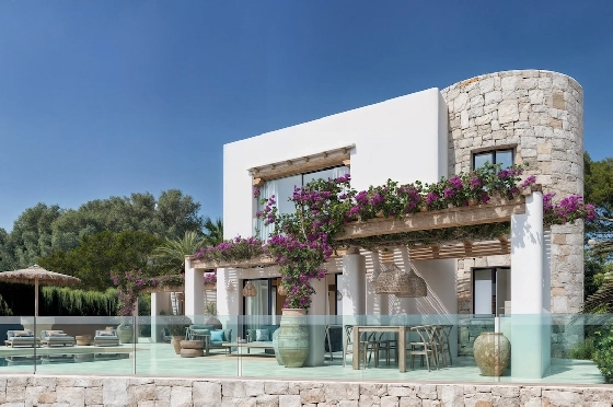 Villa in Moraira(Benimeit) zu verkaufen, Wohnfläche 150 m², Klimaanlage, 4 Schlafzimmer, 4 Badezimmer, Pool, ref.: CA-H-1965-AMB-7