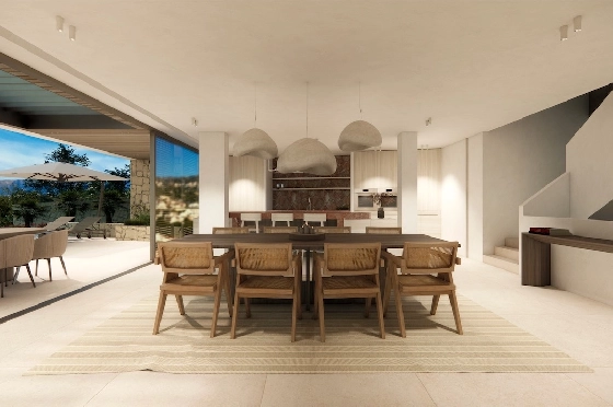Villa in Benissa(Baladrar) zu verkaufen, Wohnfläche 291 m², Klimaanlage, Grundstück 770 m², 3 Schlafzimmer, 3 Badezimmer, Pool, ref.: CA-H-1970-AMB-4