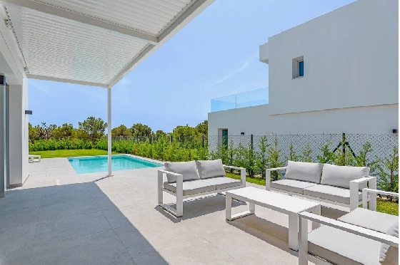 Villa in Finestrat(Sierra cortina) zu verkaufen, Wohnfläche 198 m², Klimaanlage, Grundstück 479 m², 3 Schlafzimmer, 3 Badezimmer, Pool, ref.: CA-H-1971-AMB-15