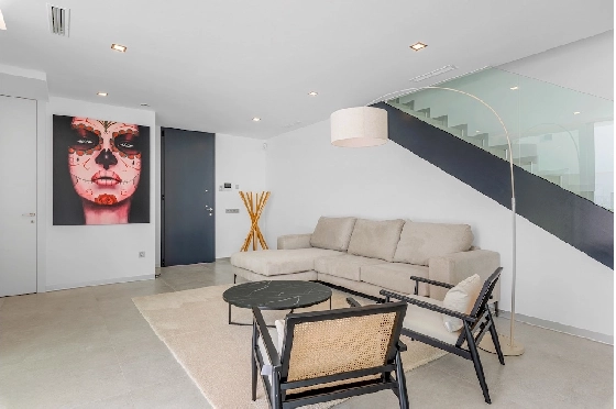 Villa in Finestrat(Sierra cortina) zu verkaufen, Wohnfläche 198 m², Klimaanlage, Grundstück 479 m², 3 Schlafzimmer, 3 Badezimmer, Pool, ref.: CA-H-1971-AMB-20