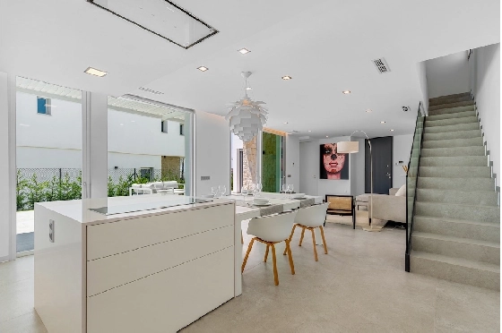 Villa in Finestrat(Sierra cortina) zu verkaufen, Wohnfläche 198 m², Klimaanlage, Grundstück 479 m², 3 Schlafzimmer, 3 Badezimmer, Pool, ref.: CA-H-1971-AMB-23
