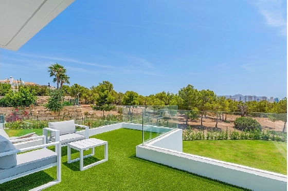 Villa in Finestrat(Sierra cortina) zu verkaufen, Wohnfläche 198 m², Klimaanlage, Grundstück 479 m², 3 Schlafzimmer, 3 Badezimmer, Pool, ref.: CA-H-1971-AMB-35