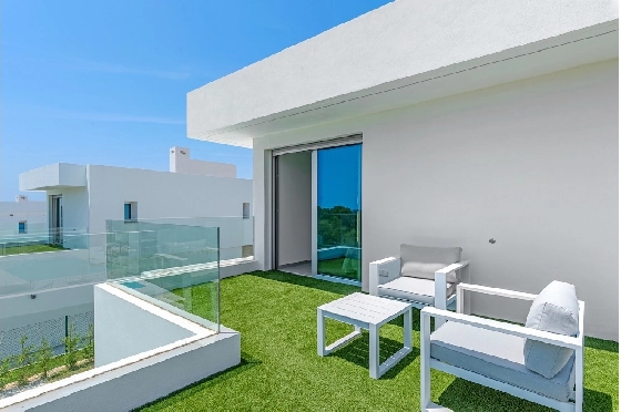 Villa in Finestrat(Sierra cortina) zu verkaufen, Wohnfläche 198 m², Klimaanlage, Grundstück 479 m², 3 Schlafzimmer, 3 Badezimmer, Pool, ref.: CA-H-1971-AMB-43