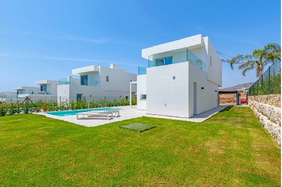 Villa in Finestrat(Sierra cortina) zu verkaufen, Wohnfläche 198 m², Klimaanlage, Grundstück 479 m², 3 Schlafzimmer, 3 Badezimmer, Pool, ref.: CA-H-1971-AMB-46