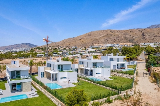 Villa in Finestrat(Sierra cortina) zu verkaufen, Wohnfläche 198 m², Klimaanlage, Grundstück 479 m², 3 Schlafzimmer, 3 Badezimmer, Pool, ref.: CA-H-1971-AMB-5
