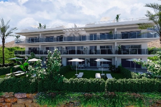 Apartment in Finestrat(Sierra cortina) zu verkaufen, Wohnfläche 64 m², Klimaanlage, 2 Schlafzimmer, 2 Badezimmer, Pool, ref.: CA-A-1972-AMB-2