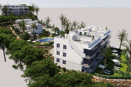 Apartment in Finestrat(Sierra cortina) zu verkaufen, Wohnfläche 64 m², Klimaanlage, 2 Schlafzimmer, 2 Badezimmer, Pool, ref.: CA-A-1972-AMB-7
