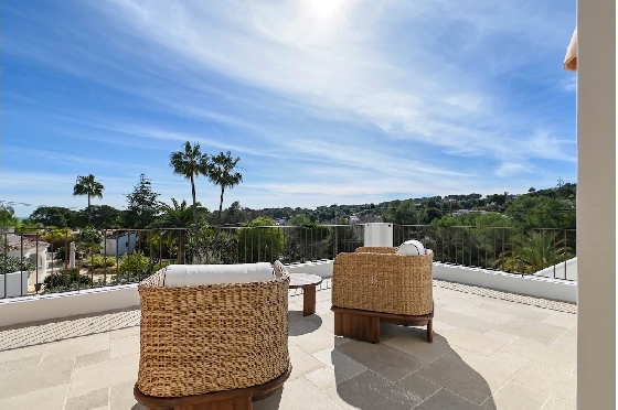 Villa in Moraira(Pinar del Advocat) zu verkaufen, Wohnfläche 339 m², Klimaanlage, Grundstück 1100 m², 4 Schlafzimmer, 4 Badezimmer, Pool, ref.: CA-H-1973-AMBI-12