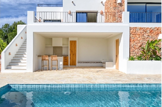 Villa in Moraira(Pinar del Advocat) zu verkaufen, Wohnfläche 339 m², Klimaanlage, Grundstück 1100 m², 4 Schlafzimmer, 4 Badezimmer, Pool, ref.: CA-H-1973-AMBI-31
