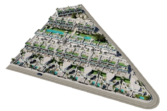 Erdgeschoss Apartment in Torrevieja zu verkaufen, Wohnfläche 184 m², Zustand Erstbezug, 2 Schlafzimmer, 3 Badezimmer, Pool, ref.: HA-TON-250-A01-9