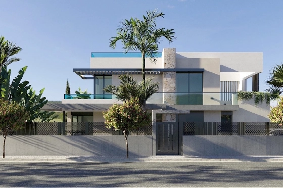 Villa in Los Alcazares zu verkaufen, Wohnfläche 273 m², Zustand Erstbezug, Grundstück 258 m², 3 Schlafzimmer, 3 Badezimmer, Pool, ref.: HA-LAN-404-E01-3