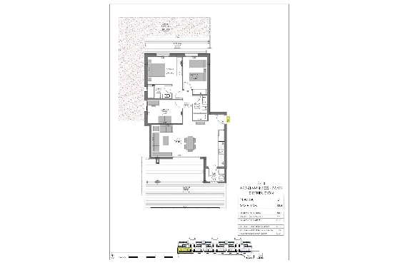 Erdgeschoss Apartment in Algorfa zu verkaufen, Wohnfläche 152 m², Zustand Erstbezug, Klimaanlage, 3 Schlafzimmer, 2 Badezimmer, Pool, ref.: HA-ARN-115-A02-12