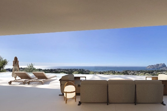 Villa in Benissa(Montemar) zu verkaufen, Wohnfläche 244 m², Klimaanlage, Grundstück 1017 m², 4 Schlafzimmer, 5 Badezimmer, Pool, ref.: CA-H-1976-AMB-1